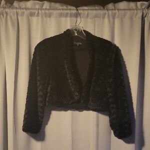 MARINA Kids Black Teddy Jacket